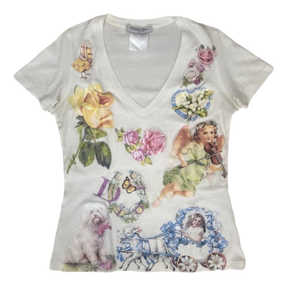 Vintage Dior Rose Shirt 2005